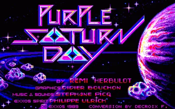 Purple Saturn Day screen shot title